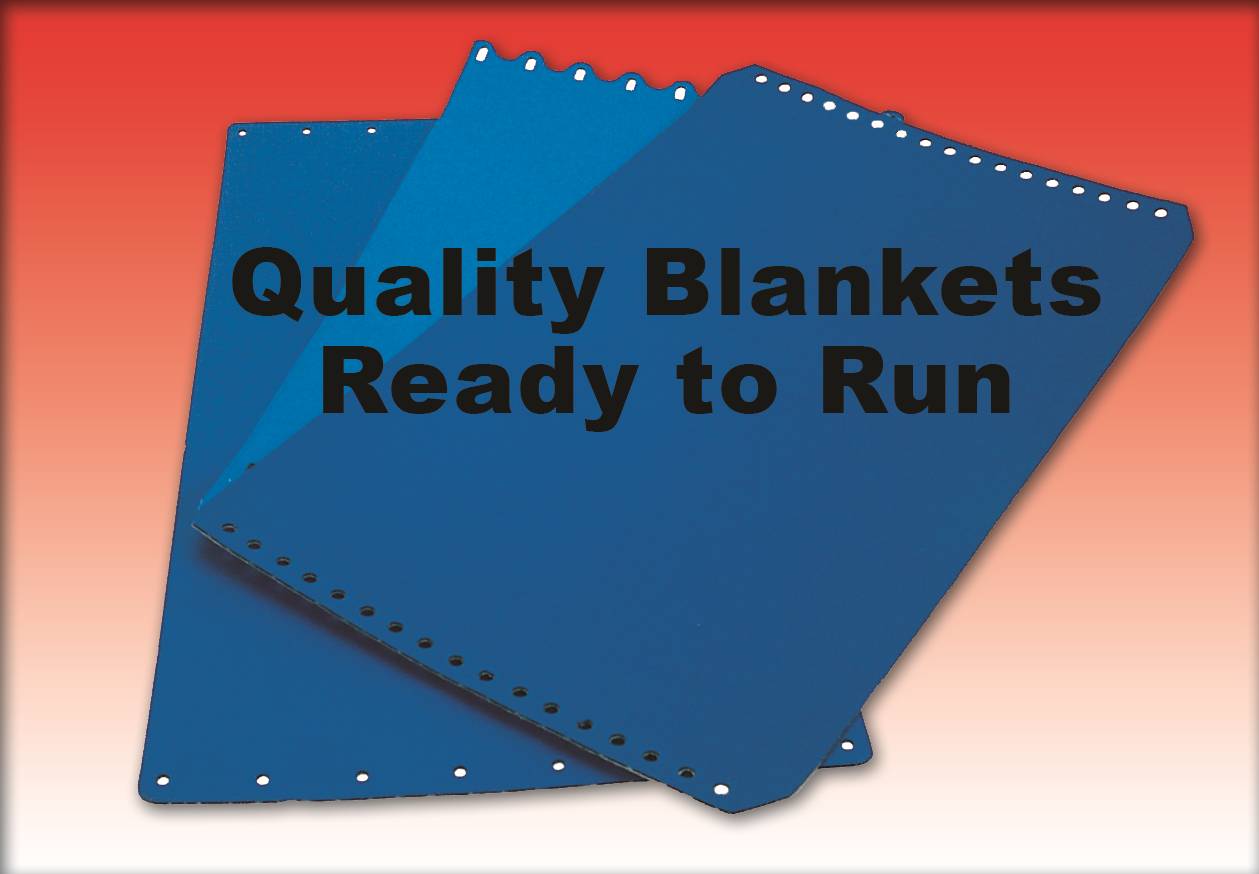BLANKET- HAMADA 800 3-PLY 16-11/32" x 20-1/4" PUNCHED