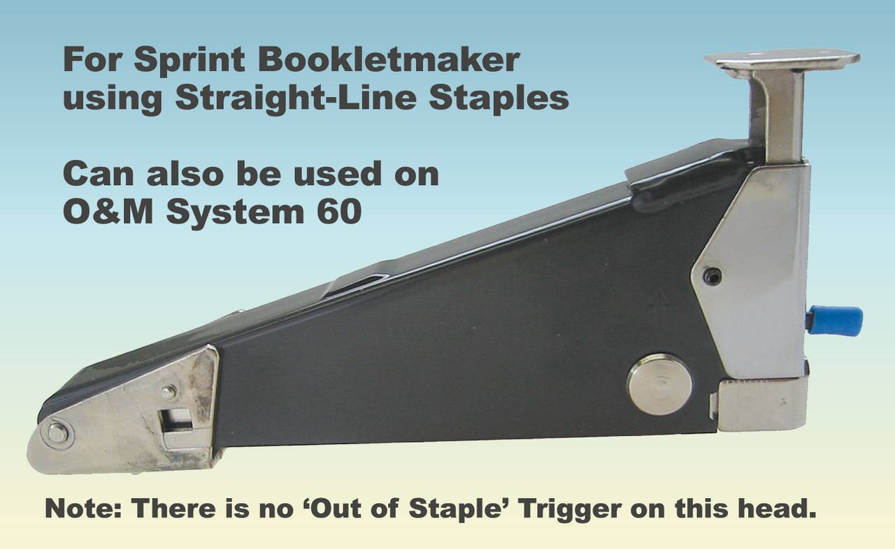 STAPLER HEAD, SPRINT (STRT) Replacement Unit, Straight Also for O&M System 60
