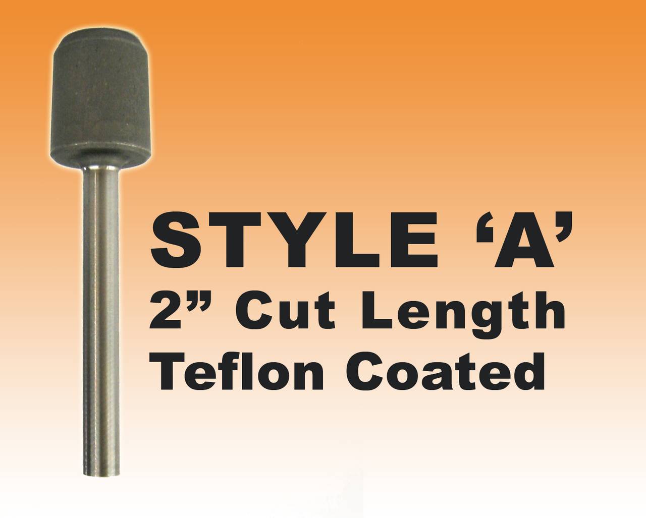 DRILL BIT- STYLE A - 1/8" Teflon Coated Premium Steel 1" Cut Length