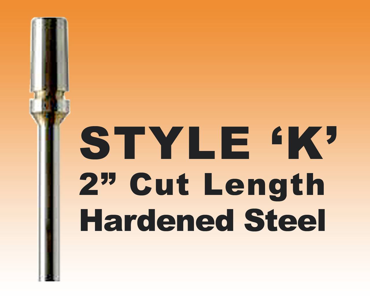 DRILL BIT- STYLE K - 5/16" Premium Hardened Steel 2" Cut Length