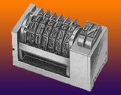NUMBERING MACHINE - MODEL 12 Forward Action, Gothic Face  NUMBERING MACHINE - MODEL 12 Forward Action, Gothic Face