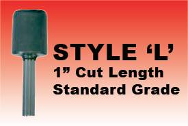 DRILL BIT- STYLE L - 3/16" Standard Grade 1" Cut Length